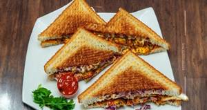 Schezwan Cheese Grilled Sandwich