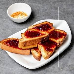Sweet Jam Toast Grilled