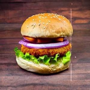 Aloo patty burger