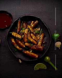 Mushroom Baby Corn Mix Chilli