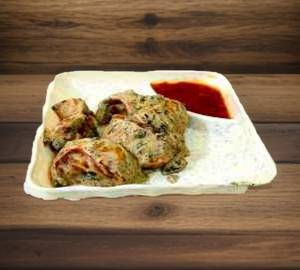 Veg Afghani Malai Momos (5pc)