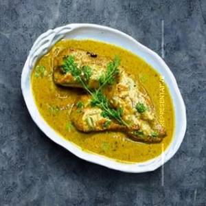 Garlic Mayo Bhetki Fish     