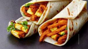 Fries Paneer Wrap 