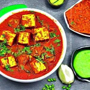 Kaju Paneer Mashroom Handi