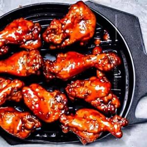 Wings in barbeque sauce