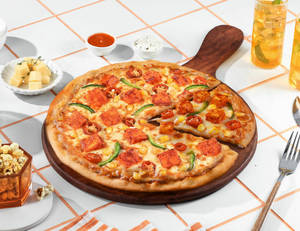Peri Peri Paneer THIN CRUST PIZZA [BIG 10"]