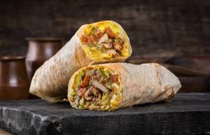 Szechwan Chutney Chicken Shawarma Roll