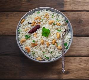 Jain Ghee Rice With Dal Fry