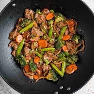 Sliced Beef With Veg