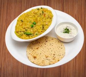 Jain Dal Khichdi + Papad