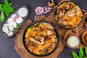 Mushroom Biryani