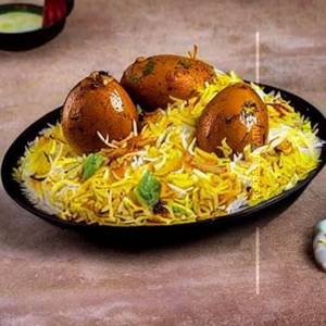 Egg chicken biryani Full plate