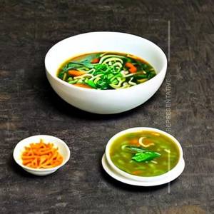 Asian Green Noodle Soup
