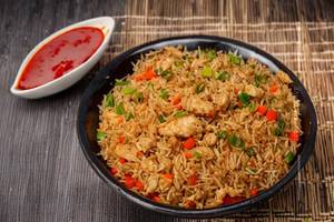 Schezwan Fried Rice Chicken