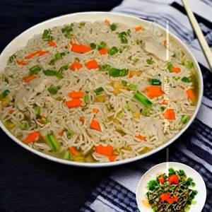 Chicken Fried Rice & Manchow Soup