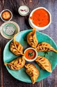 Veg pan fried momo