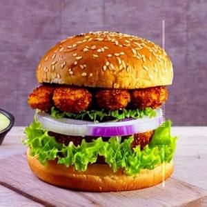 Paneer spicy burger