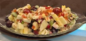 Fruit Meal With Honey & Nuts