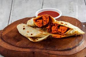 Butter Chicken Tikka Roll