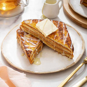 Hong Kong Style French Toast (double Stuffed) With Caramel Syrup