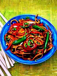 Veggies Thai Drunken Noodles