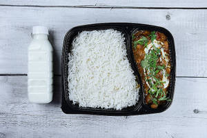 Rajma + Rice + Butter Milk