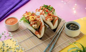 Prawn Dynamite Bao (2pc)