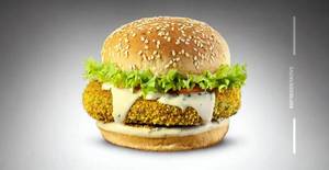 Veg Aloo Tikki Burger  