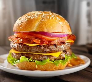 Chicken Double Cheese Burger