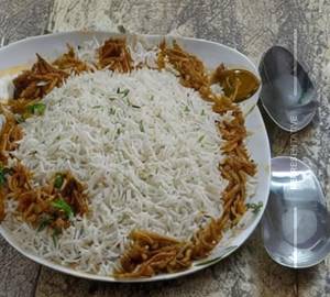 Soya Chaap Rice