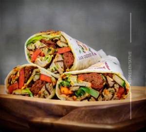 Schezwan shawarma roll