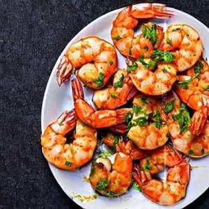 Schezwan prawns