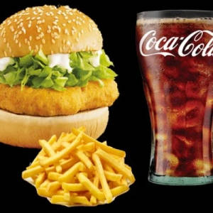 Paneer Cheese Burger + F Fries + Drink