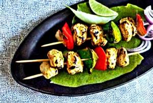 Mushroom malai mix tikka