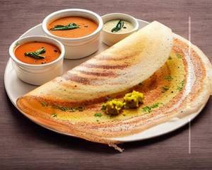 Onion masala dosa