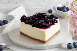 Blueberry Cheese Cake Slice
