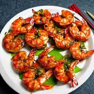 Prawns In Hot Garlic Sauce