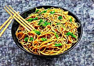 Veg Burnt Garlic Noodles