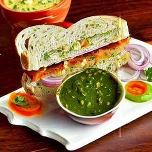 Veg Chutney Sandwichh (non Grilled)