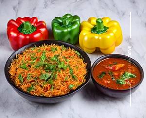 Veg Triple Schezwan Rice