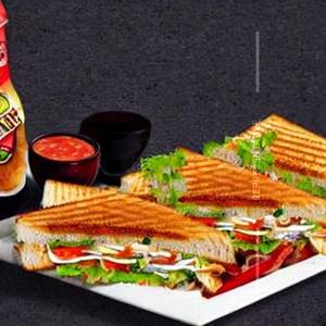 Club veg grill sandwich
