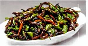 Dry chilli mashroom