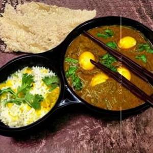 Egg Curry Rice