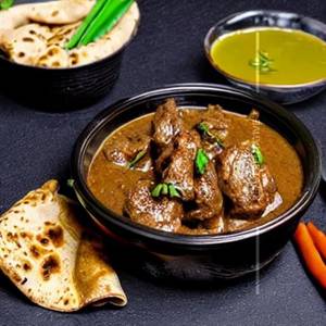 Mutton liver pepper gravy