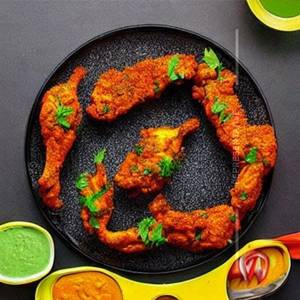 Chicken Peri Peri Charcoal Manthi