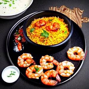 Prawns Triple Schezwan Rice 