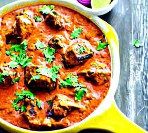 Mushroom tikka masala gray