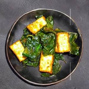 Crispy Spinach Paneer