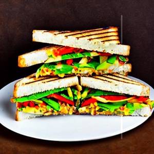 Veg. Grill Sandwich      