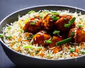 Paneer Manchurian Fried Rice
